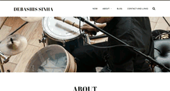 Desktop Screenshot of debsinha.com